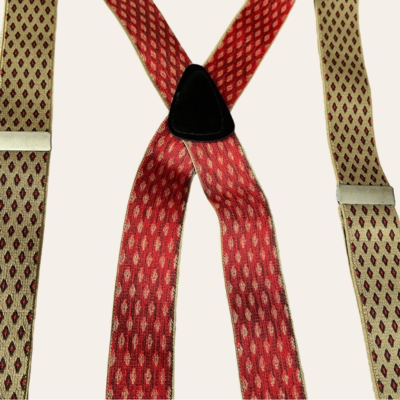 Old Timely Suspenders with Silver Clips - Picture 5 of 7